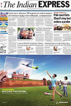 The Indian Express Delhi - April 21st 2017