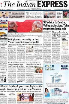 The Indian Express Delhi - April 29th 2017