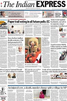 The Indian Express Delhi - May 13th 2017