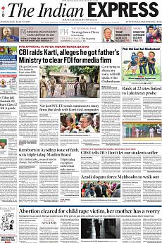 The Indian Express Delhi - May 17th 2017