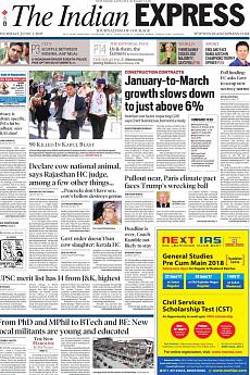The Indian Express Delhi - June 1st 2017