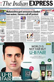 The Indian Express Delhi - June 12th 2017