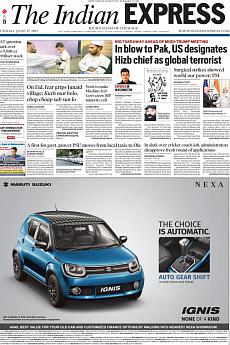 The Indian Express Delhi - June 27th 2017