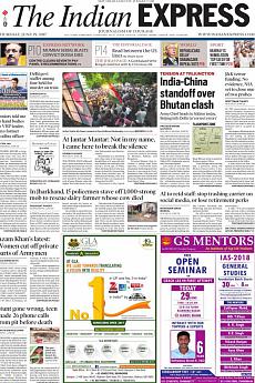 The Indian Express Delhi - June 29th 2017