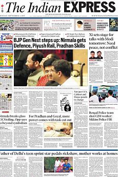 The Indian Express Delhi - September 4th 2017