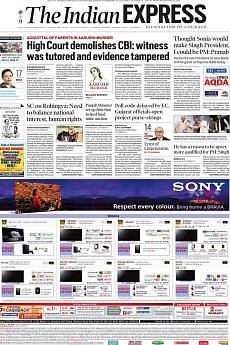 The Indian Express Delhi - October 14th 2017