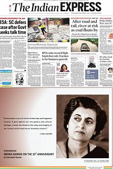 The Indian Express Delhi - October 31st 2017
