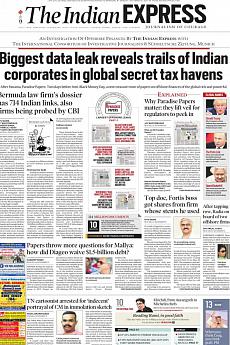 The Indian Express Delhi - November 6th 2017