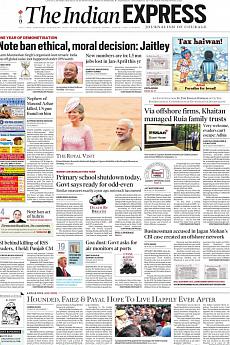 The Indian Express Delhi - November 8th 2017