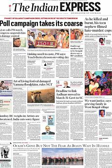 The Indian Express Delhi - December 8th 2017