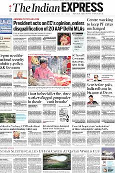 The Indian Express Delhi - January 22nd 2018