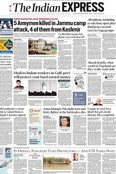 The Indian Express Delhi - February 12th 2018