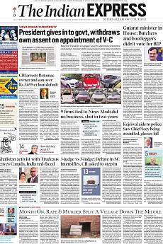 The Indian Express Delhi - February 23rd 2018