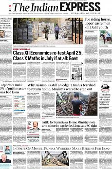 The Indian Express Delhi - March 31st 2018