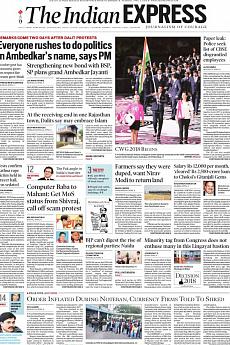 The Indian Express Delhi - April 5th 2018