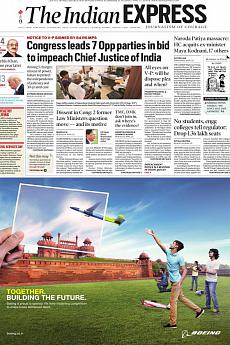 The Indian Express Delhi - April 21st 2018