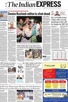 The Indian Express Delhi - June 15th 2018