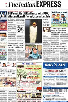 The Indian Express Delhi - June 20th 2018