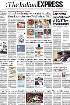 The Indian Express Delhi - August 2nd 2018