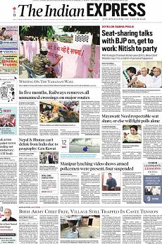 The Indian Express Delhi - September 17th 2018