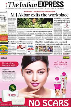 The Indian Express Delhi - October 18th 2018
