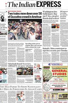 The Indian Express Delhi - October 20th 2018