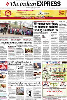 The Indian Express Delhi - April 12th 2019