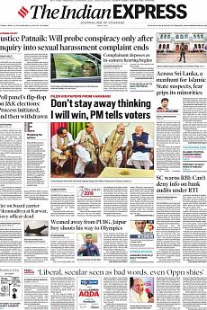 The Indian Express Delhi - April 27th 2019
