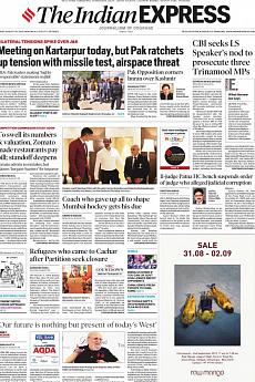 The Indian Express Delhi - August 30th 2019