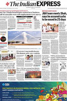 The Indian Express Delhi - September 4th 2019