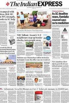 The Indian Express Delhi - October 1st 2019