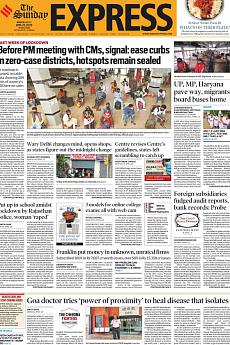 The Indian Express Delhi - April 26th 2020