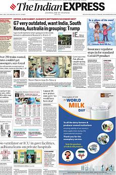 The Indian Express Delhi - June 1st 2020