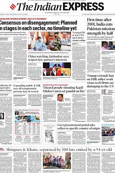 The Indian Express Delhi - June 24th 2020