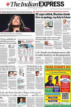 The Indian Express Delhi - August 21st 2020