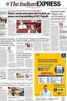 The Indian Express Delhi - September 18th 2020