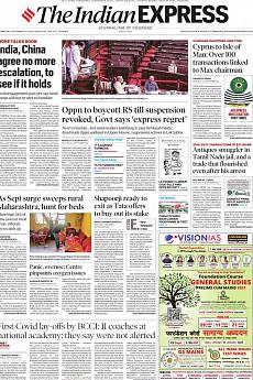 The Indian Express Delhi - September 23rd 2020