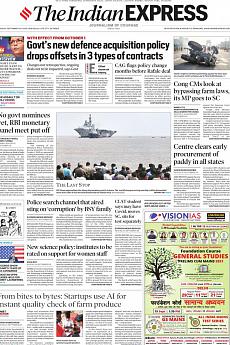 The Indian Express Delhi - September 29th 2020