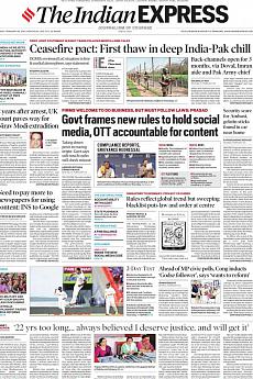 The Indian Express Delhi - February 26th 2021
