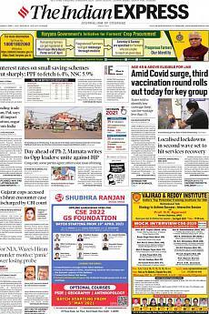 The Indian Express Delhi - April 1st 2021