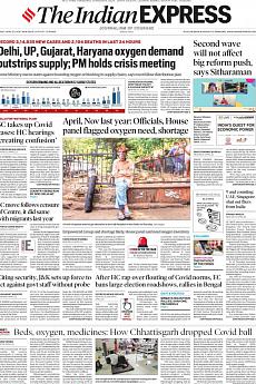 The Indian Express Delhi - April 23rd 2021