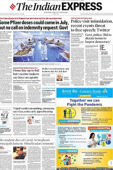 The Indian Express Delhi - May 28th 2021