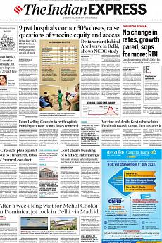 The Indian Express Delhi - June 5th 2021