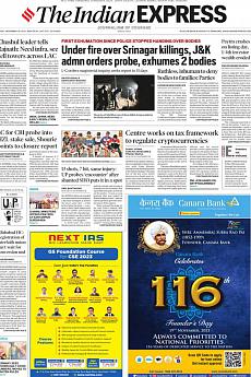The Indian Express Delhi - November 19th 2021
