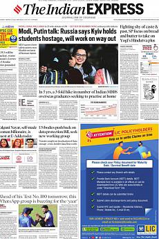 The Indian Express Delhi - March 3rd 2022