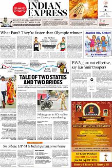 The New Indian Express Chennai - September 14th 2016