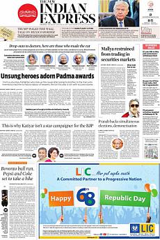 The New Indian Express Chennai - January 26th 2017