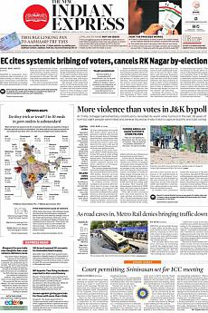The New Indian Express Chennai - April 10th 2017