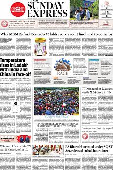 The New Indian Express Chennai - May 24th 2020