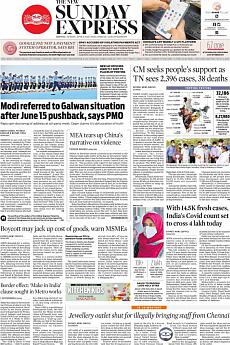 The New Indian Express Chennai - June 21st 2020